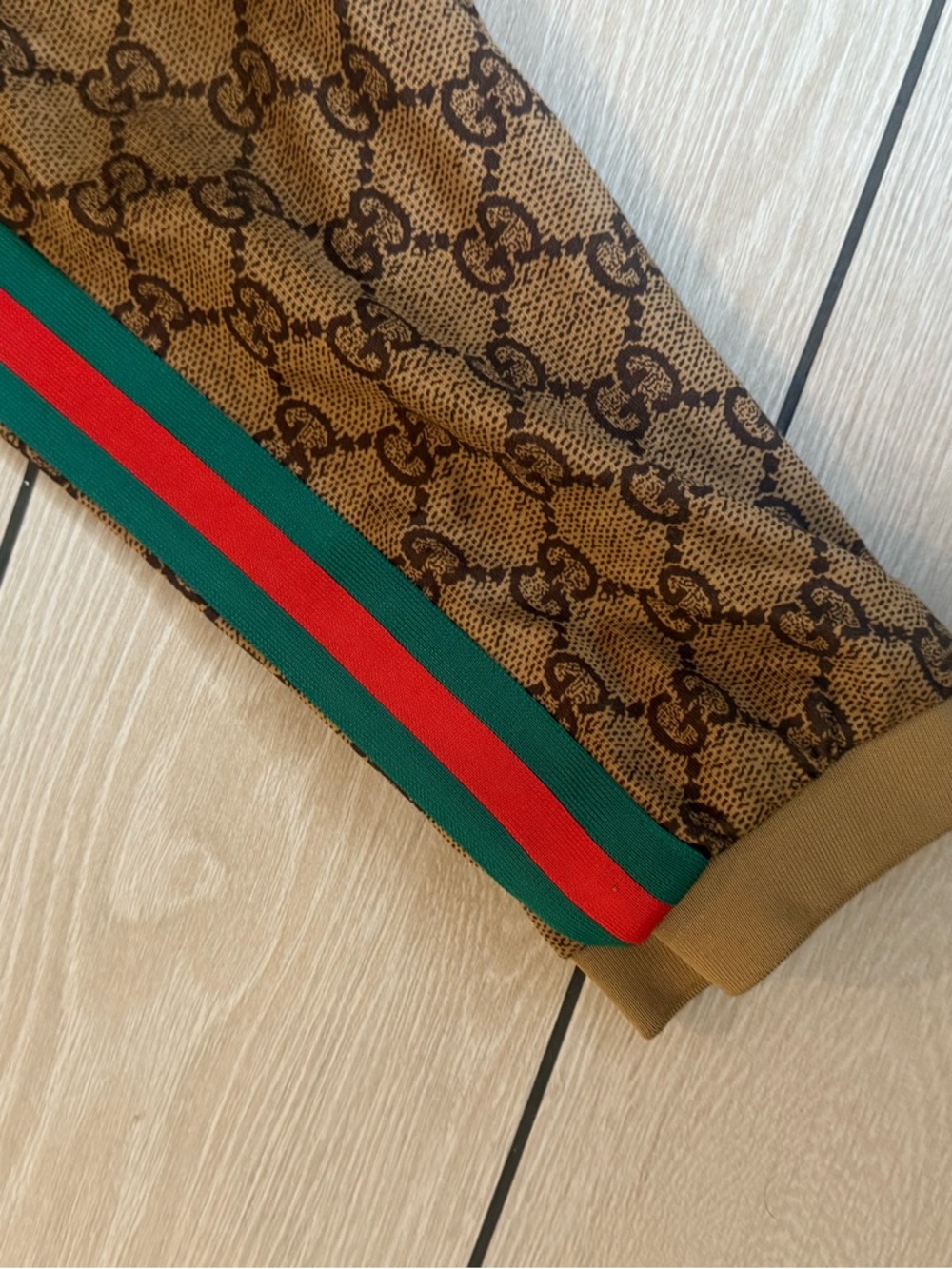 Preloved Gucci Brown Monogram Track Pants size xl - Picture 6 of 13